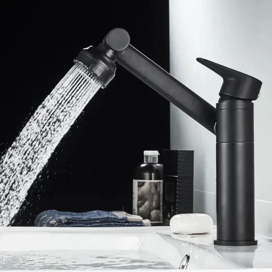 Basin Faucet, Sanitary Brass, Black, OD/2027