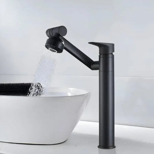 Basin Faucet, Sanitary Brass, Black, OD/2027