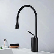 Basin Faucet, Sanitary Brass, Black, WZY/327/B
