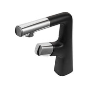 Basin Mixer with Pull-out Shower, Sanitary Brass, Chrome and Black, MP016H/C