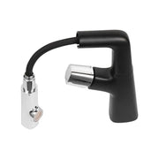 Basin Mixer with Pull-out Shower, Sanitary Brass, Chrome and Black, MP016H/C