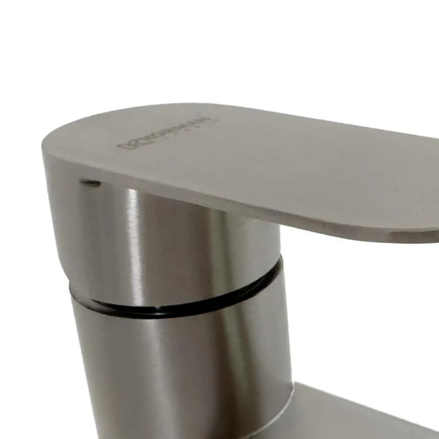 Basin Mixer, Brushed Stainless Steel, Fittings, Fixing Kit, ZY1002