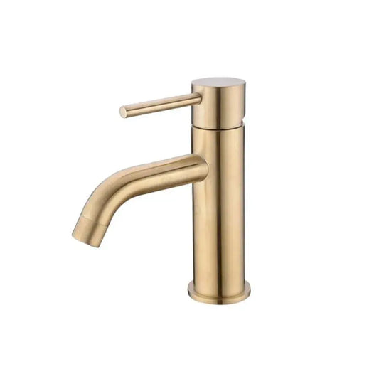 Basin Mixer, SUS304 Stainless Steel, Gold, N/MP0A1