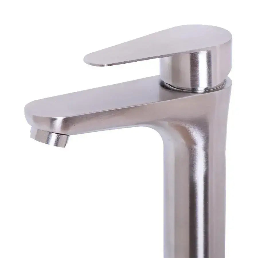 Basin Mixer, SUS304 Stainless Steel, Satin Finish, MP006