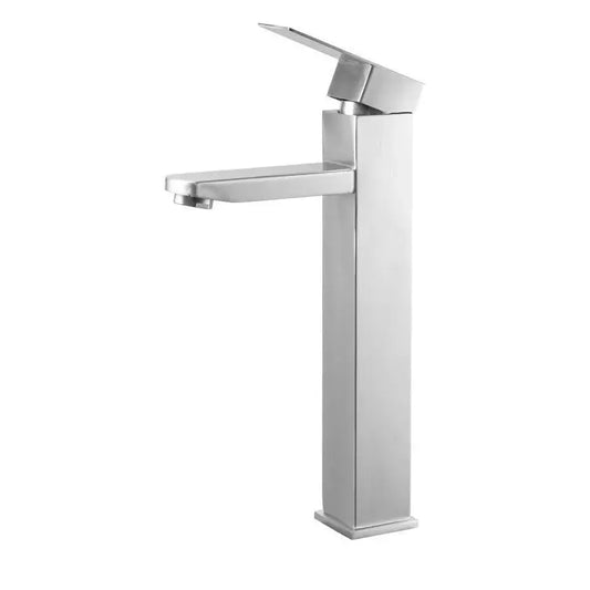 Basin Mixer, SUS304 Stainless Steel, Satin Finish, MP010