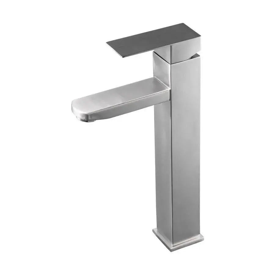 Basin Mixer, SUS304 Stainless Steel, Satin Finish, MP010