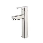 Basin Mixer, SUS304 Stainless Steel, Satin Finish, MP014