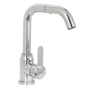 Basin Mixer with Rotating Spout, Chrome, CP107