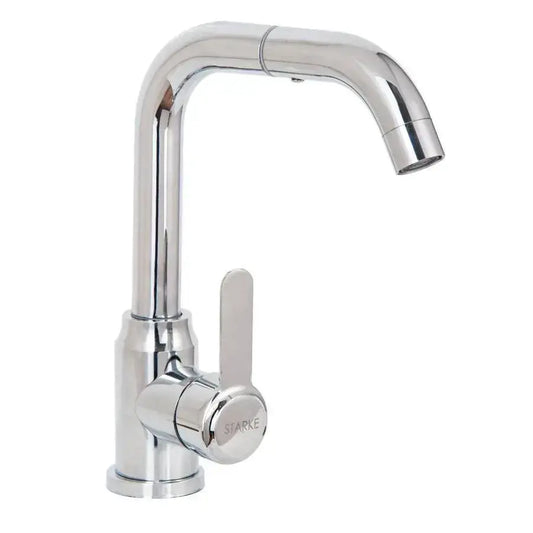 Basin Mixer with Rotating Spout, Chrome, CP107