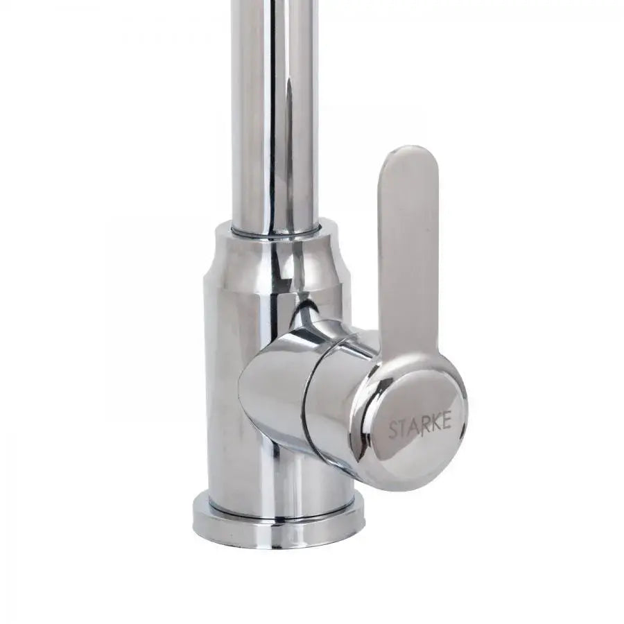 Basin Mixer with Rotating Spout, Chrome, CP107