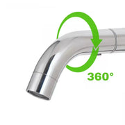 Basin Mixer with Rotating Spout, Chrome, CP107