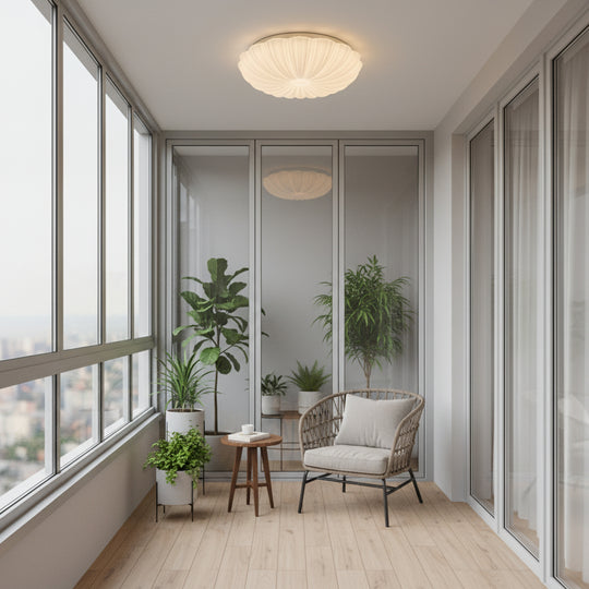 Margareta LED ceiling light 23 cm, 22W, 3000K / 4000K / 6000K, White, Metal and Acrylic LED ceiling lights Default Title Alessandro Design