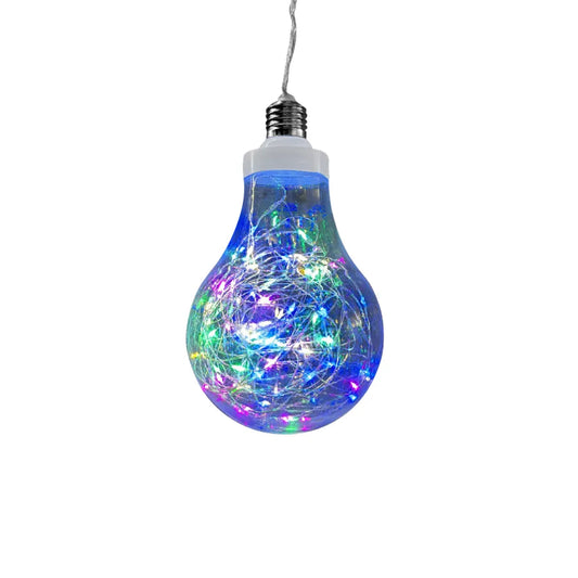 Decorative Bulb with Multicolored Wire and Plug