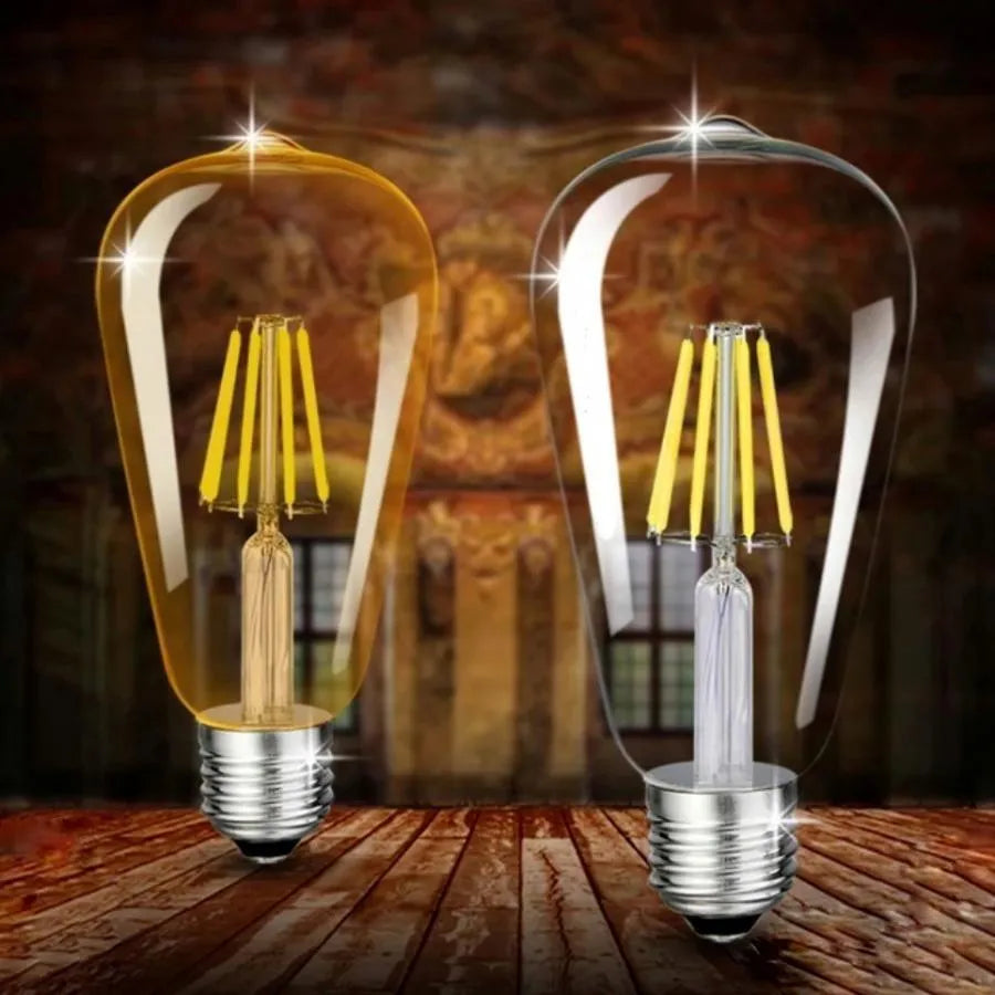 Filament Bulb ST64, E27, 4W, Warm Light