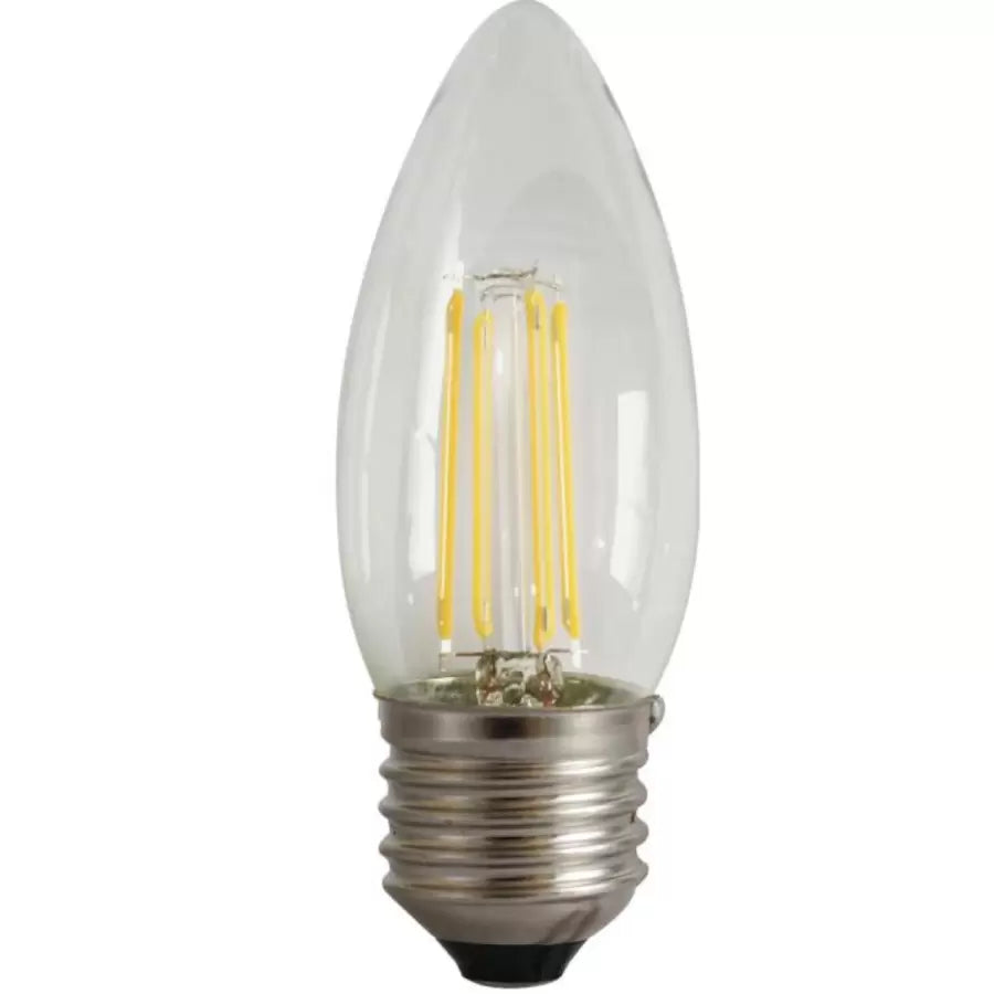 LED Filament Candle Bulb E27 4W=45W 3000K