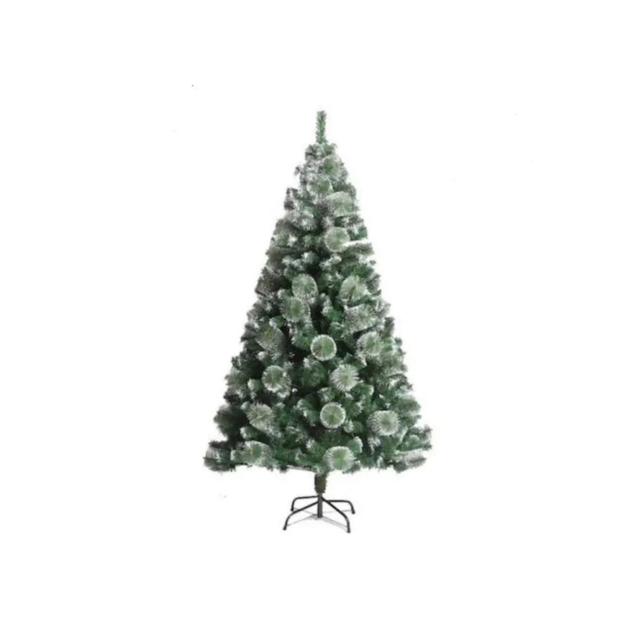 Artificial Christmas Tree, 210 cm, Green with White