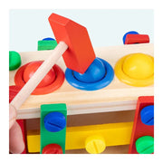 2 in 1 Truck Tool Bench with Ball and Hammer