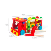 2 in 1 Truck Tool Bench with Ball and Hammer