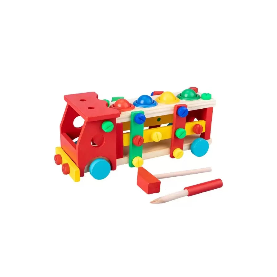 2 in 1 Truck Tool Bench with Ball and Hammer