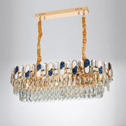 Alfred Chandelier 8*E27, Metal and Crystal, Diameter 75cm, Gold