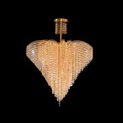 Ander Crystal Chandelier, 8*E27, Gold, Metal and Crystal
