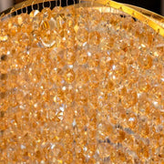 Ander Crystal Chandelier, 8*E27, Gold, Metal and Crystal