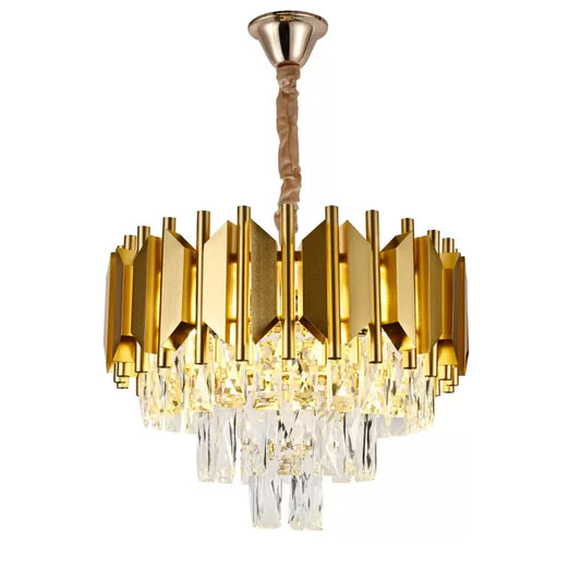 Brantley Crystal Chandelier 5x E27 Gold