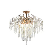 EGO Crystal Chandelier 9x E27, Diameter 60cm, Shiny Gold