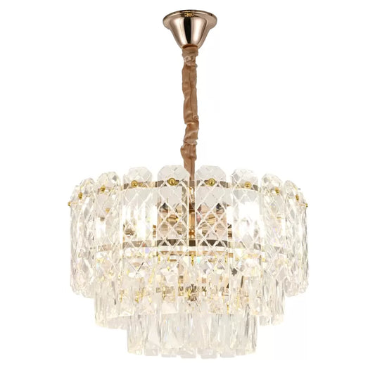Cyrus Crystal Chandelier 5x E27 Gold