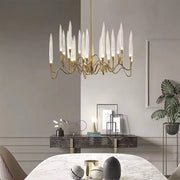 Delta Crystal Chandelier 12XG4 Gold