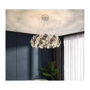 Heja Crystal Chandelier 5x E27 Silver