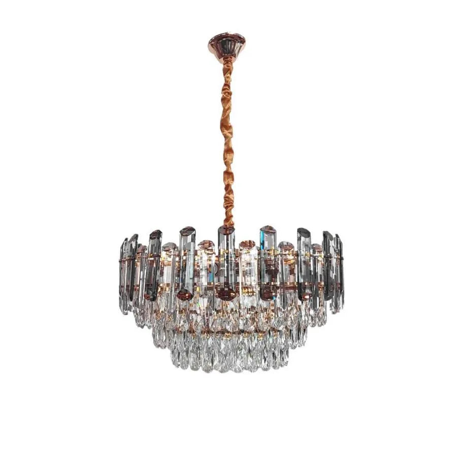 Kairo Crystal Chandelier 12xE14 Gold