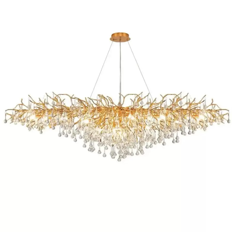 Kaiser Crystal Chandelier 13x G9 Diameter 120cm Gold