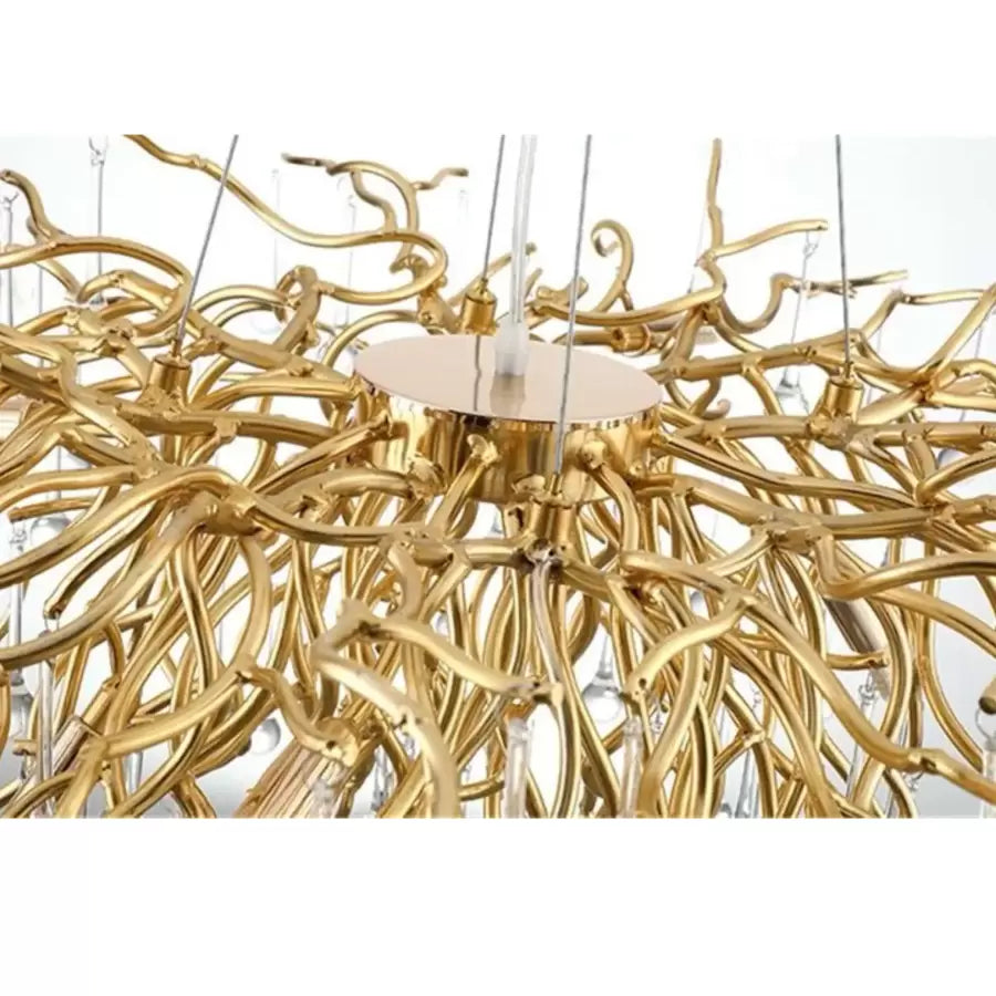 Kaiser Crystal Chandelier 13x G9 Diameter 120cm Gold