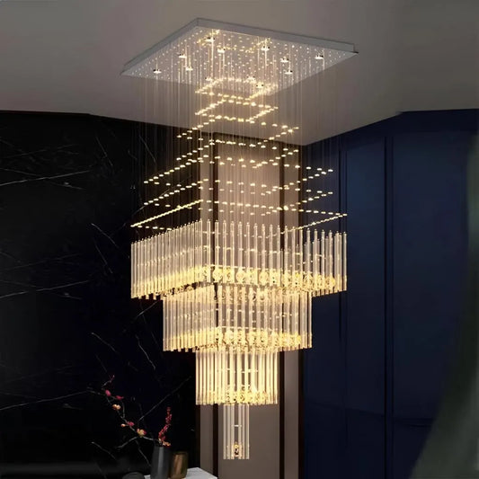 Crystal Chandelier LED 80W Conti Gold 60cm