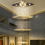 Crystal Chandelier LED 80W Saturnino Gold 50cm