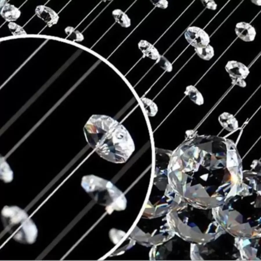 Nathan Crystal Chandelier 13x GU10 Silver