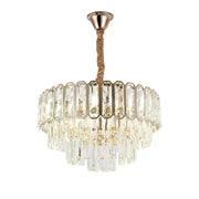 Roberto Crystal Chandelier 5x E27 Gold