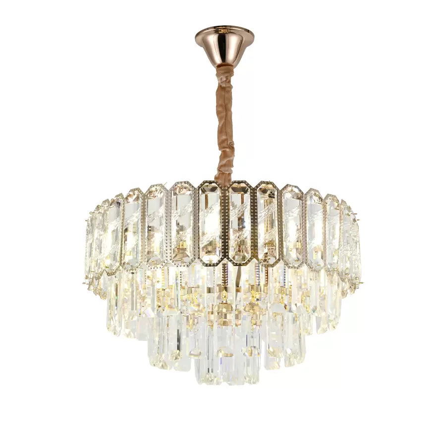 Roberto Crystal Chandelier 5x E27 Gold