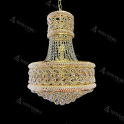 Selim Crystal Chandelier 14x E14 Gold