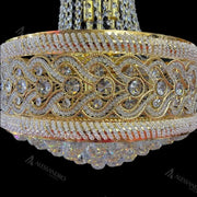 Selim Crystal Chandelier 14x E14 Gold