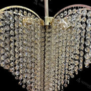 Crystal Chandelier CONWY Eleganza, 4xE27, Diameter 47cm, Gold