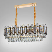 Emir Chandelier 8*E27, Metal and Crystal, Gold