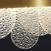 LED Chandelier with Remote Control Aden 58W Dimmable Gold