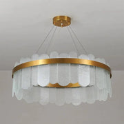 Alvaro 128W Dimmable LED Chandelier with Remote Control Gold