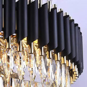 Rubert Chandelier, 9*E14, Gold, Metal and Crystal