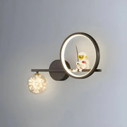 Swarna 20W LED wall lamp Black