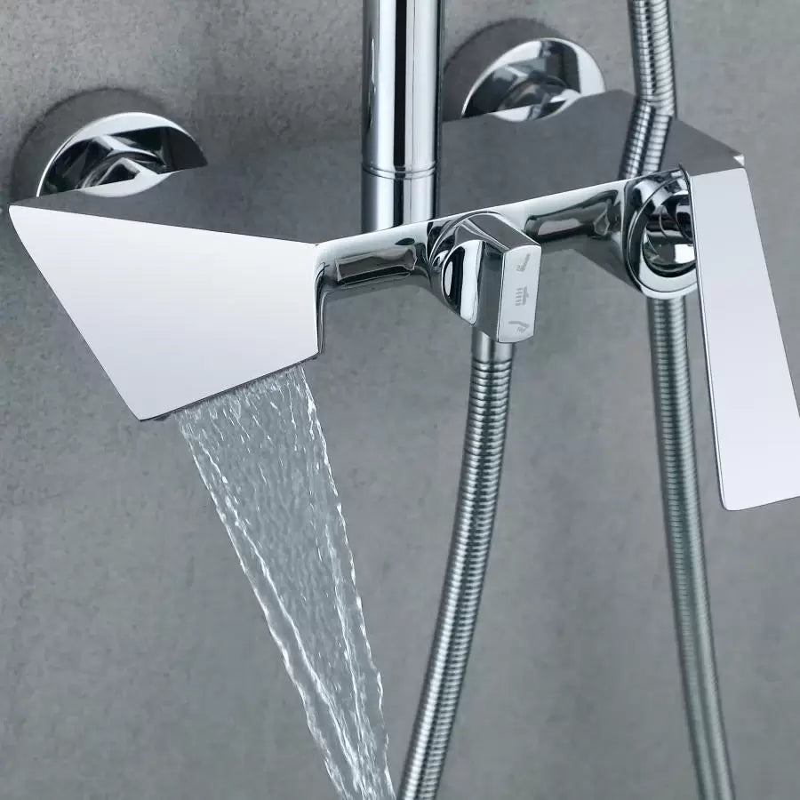 Shower Column, Sanitary Brass, Chrome, 6720