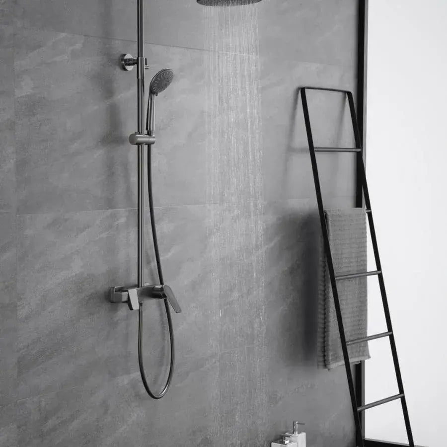 Shower Column, Sanitary Brass, Satin Finish, 9910N