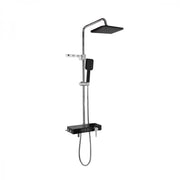 Shower Column LCD Display Stainless Steel Black Silver SJG/006